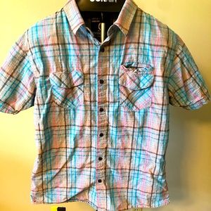 Men’s Vintage Casual Button Down Shirt